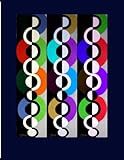 Abstract Lined Journal: College ruled with vintage French art on the cover