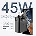 45W Super Fast Charger Plug For Samsung Galaxy Tab S11/S10 Lite/S10 FE/S10 FE+/S10/S10+/S9 FE+/S9+/S9/S8+/S8/S7/S7+/A1... Charger USB Type C Fast Charging Plug High Speed Adapter UK 3 Pin
