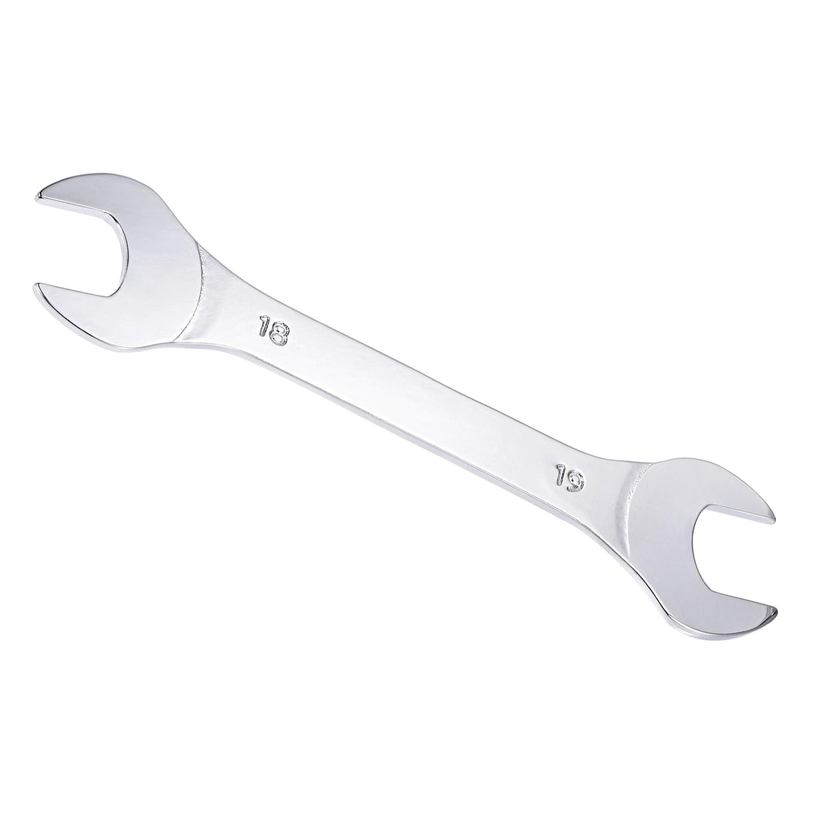 CoCud Thin Open End Wrench, Metric 18mm x 19mm, Double Ended Slim Wrench - (Applications: for Thin Nuts Narrow Spaces), 1-Pieces