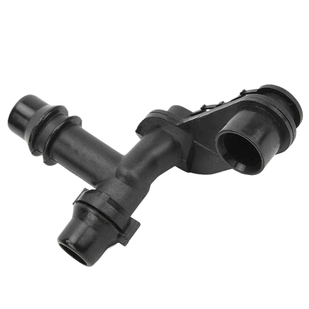 Zenithride Onecolor Abs Black Radiator Coolant Water Hose Connector Compatible With E46 3 Series