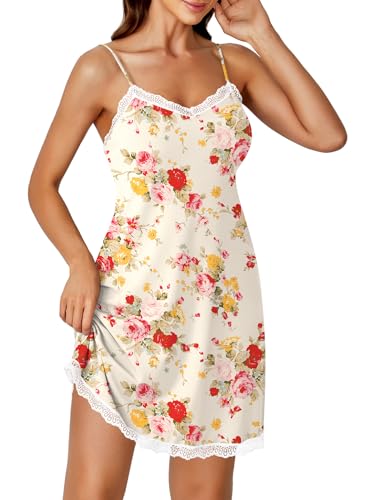 Image of Vrtige Women's Sexy Lace V Neck Nightgown