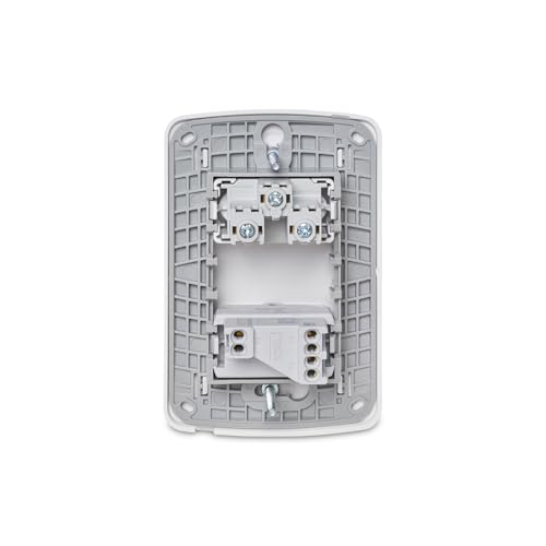 Conjunto Miluz Schneider 1 interruptor paralelo + 1 tomada 2p+t 10a 250v pl br s3b69040