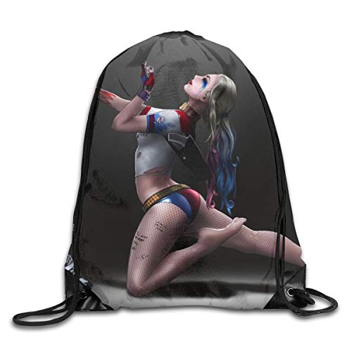 KANKANHAHA Harley Quinn Comics Sexy Girl Leisure Travel Trend Mochila con cordón
