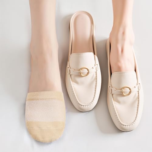 8 Pairs Half Socks for Women, Women's Toe Socks for Mules, Toe Topper Sock No Show Liner Half Sock for Women4