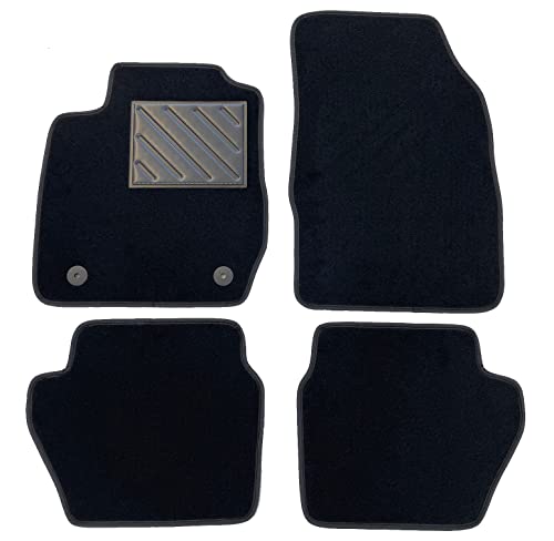 Fußmatte für Ford Fiesta VI Restyling 2011-2017 Fix, ovale Passform nach Maß, rutschfest,...