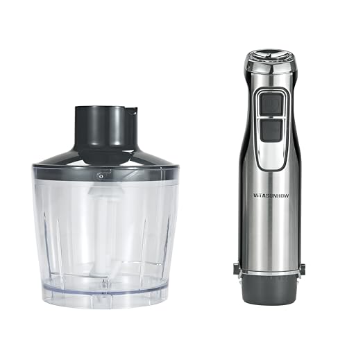 VITASUNHOW 800W Hand Blender 4-in-1 UK Plug 220-240V - Image 8