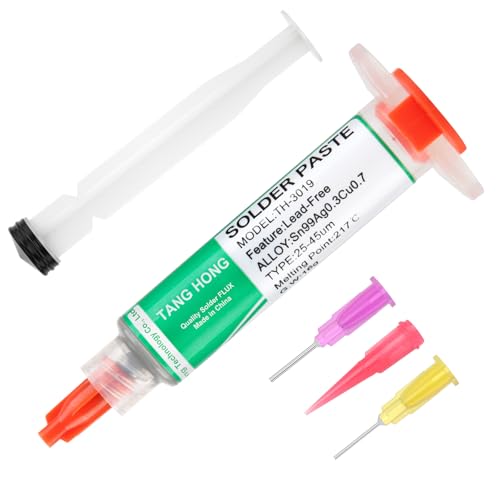 TANG HONG Sn99/Ag0.3/Cu0.7, Lead Free Solder Paste No Clean, 217℃ Melting Point (5ML)