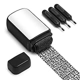 【Datenschutz Rollstempel Set mit 3 Nachfüllungen】Sie erhalten ein praktisches datenschutz rollstempel Set bestehend aus einem Rollstempel sowie drei zusätzlichen Nachfüllkartuschen. Der rollstempel eignet sich ideal zum Schwärzen sensibler Informationen auf Dokumenten, Briefen oder Rechnungen und unterstützt den Schutz persönlicher Daten im Alltag.