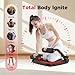 Ab Machine,Sit Up Exercise Equipment& Core Machine, Workout Equipment,Adjustable Ab Trainer with 3 Resistance Levels and Removable Auxiliary Handle,Home Gym Fitness Equipment for All Ages Red