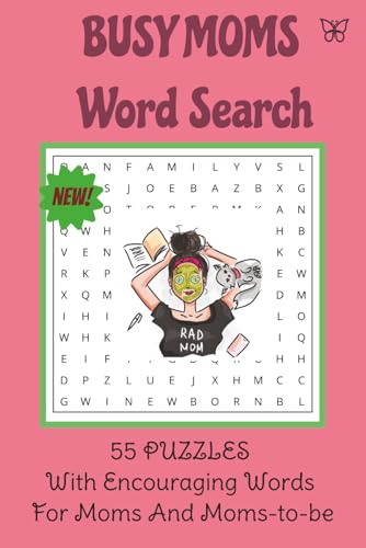 Busy Moms Word Search: Short Word Search Puzzles for Moms