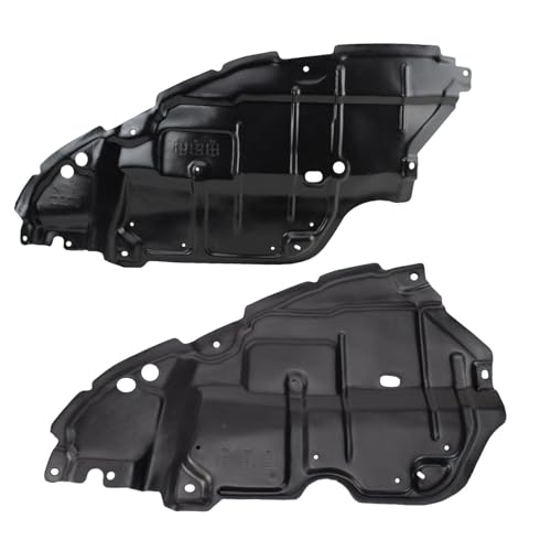 Image of TRQ Driver & Passenger Side Engine Splash Shield Compatible with 2007-2009 Toyota Camry TO1228134 TO1228135