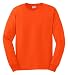 Gildan Ultra Cotton 6 oz. Long-Sleeve T-Shirt, 2XL, SAFETY ORANGE