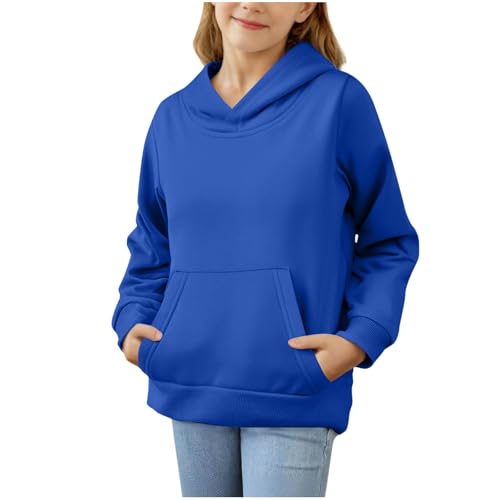 Teen Girls Hooded Sweatshirts Active Fleece Hoodies Oversized Long Sleeve Shirts Fall Trendy Preppy Clothes for Girls