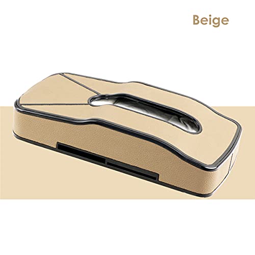 Image of NIKAVI M3012 Tissue Paper Holder for Car (Beige)