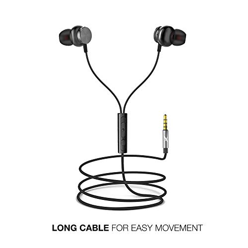 Image of FLiX (Beetel Tone 120 Wired in Ear Earphones with Mic (Black)