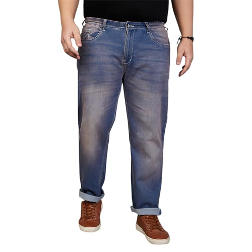 Image of Bigbanana Plus Size Men's Regular Fit Washed Jeans