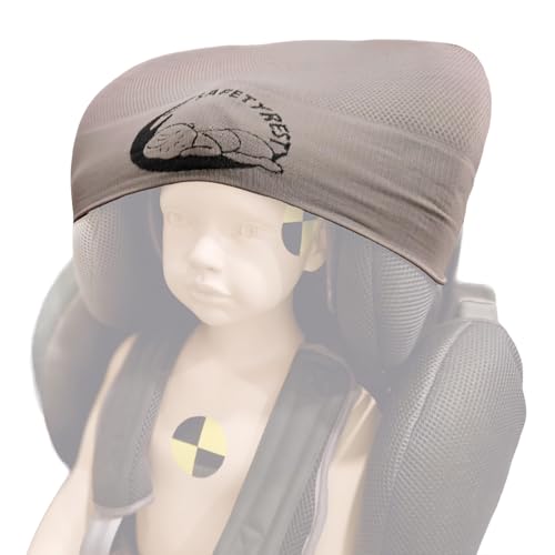 SAFETY REST Reposacabezas Coche Niño - Cinta para Cabeza para Silla de Coche - Sujeta Cabezas Niños - Cómodo y Seguro