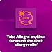 Allegra Adult 24-Hour Allergy Relief Tablets, Non-Drowsy Indoor and Outdoor Allergy Medicine, 180 mg Fexofenadine HCI Antihistamine Pill, 30-Count