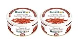 Crema de Jamón Curado Iberitos 250g - Textura Suave y Sabor Intenso - Ideal para Aperitivos, Canapés y Tostadas (PACK 2)
