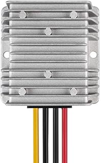 DC Voltage Reducer Converter DC 8V-40V to 13.8V 10A 138W Automatic Step Down Up Voltage Regulator Power Converter Waterproof Module Transformer for Golf Cart Club Car