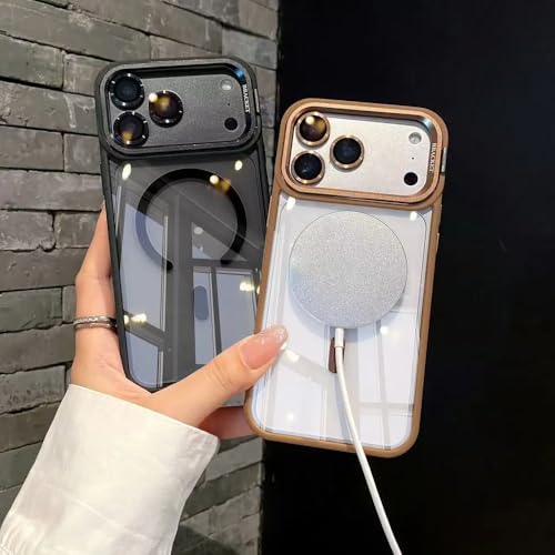 Étui magnétique avec support objectif métal iPhone 12 protection verre - 4