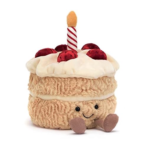 Jellycat Amuseables Birthday Cake Food Plush