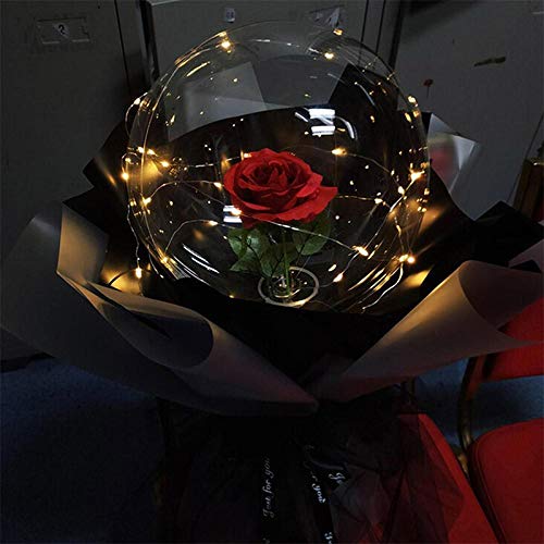 ルミナスバルーン ローズブーケ フラワー 花束 造花 バラ バレンタインデー Amazon.co.jp: LEDルミナスバルーン ローズブーケ フラワー 花束