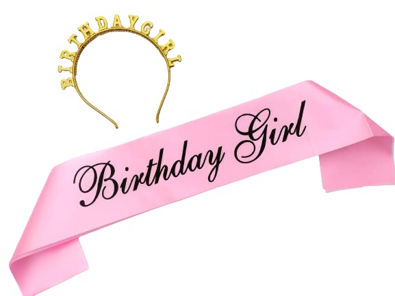 PEAcock-Pack of 2, Birthday Girl Sash and Crown,Happy Birthday Crown for Girls,Rose Gold Birthday Tiara-Gold Crown (B0BNQGCKXJ) Amazon Price History, Amazon Price Tracker