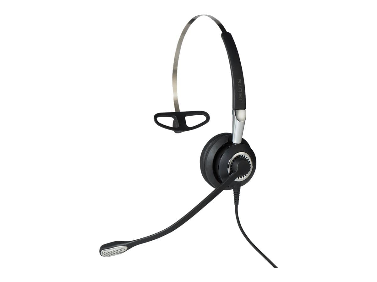 Biz 2400 II Quick Disconnect On-Ear Mono Headset - Noise-cancelling and Corded Lightweight Headphone with HD Voice and Soft Head Cushioning for Deskphones