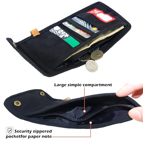 Rough Enough Boys Wallet for Teen Boys Men with Keychain Neck Lanyard in Classic Vintage Style4