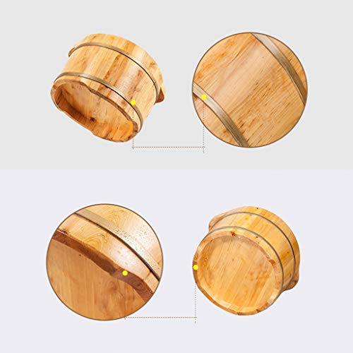 Masajeador para pies tipo bañera de madera BABYCE miniatura 5
