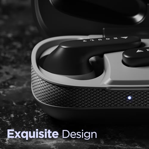 Boult Newly Launched Z20 Truly Wireless Bluetooth Ear Buds with 51H Playtime, Zen™ Calling ENC Mic, Made in India, Low Latency Gaming, Rich Bass Drivers, TWS Earbuds Bluetooth Wireless (Jet Black) 7