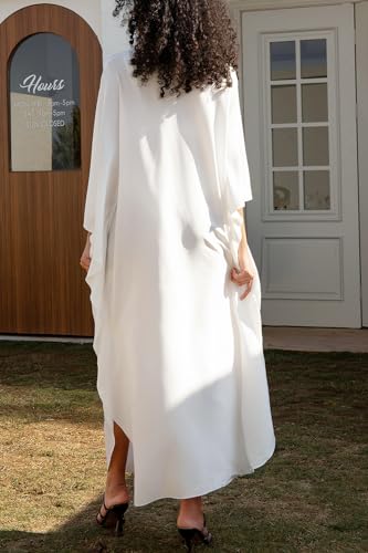 YouKD Women's Long Kaftans Maxi Dresses Boho Swimsuit Beach Cover Up Robes4