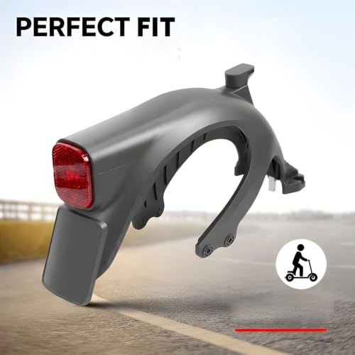 Protector antisalpicaduras trasero con diseño ampliado que frena la suciedad en scooter 5