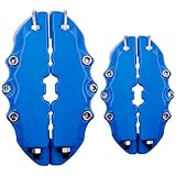 4 teiliges Set Bremssattel Abdeckungen, hitzebeständiges ABS, für verbesserte Optik und Schutz, Größen S und M enthalten, blaue Bremssattel Abdeckungen, Bremsabdeckungen
