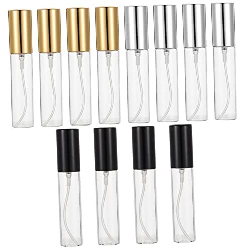 FRCOLOR 12 Piezas botella de perfume chorro botellas de viaje de perfumes refillable perfume bottle de perfume recargable botella de spray vacía rociador de perfume de viaje