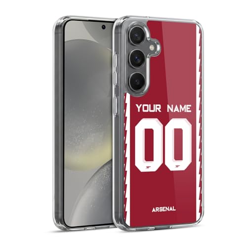 Coque Samsung Galaxy S24 5G Arsenal FC personnalisable étui gel maillot
