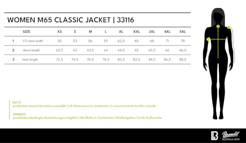 Brandit Women M65 Classic Jacket, Farbe: darkcamo, Größe: L