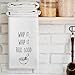 CUANFDDSF Funny Humorous Baking Kitchen Towels, Adults Humor Gifts for Bakers Baking Lovers, Bakery Decor Decoration Tea Towel Kitchen Hand Towels 16x24 Inch for Baking Bakery Decor