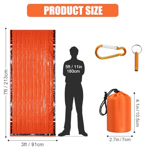 Emergency Sleeping Bag & Bivvy Sack – Compact Thermal Shelter for Camping, Hiking, Survival Kits & Emergency Preparedness - Image 3