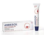 Anbesol Adult Strength Gel for Rapid Pain Relief from Mouth Ulcers and Denture Irritation, Contains Lidocaine 2 Percent, Suitable for Ages 12+, Sugar Free, 10G