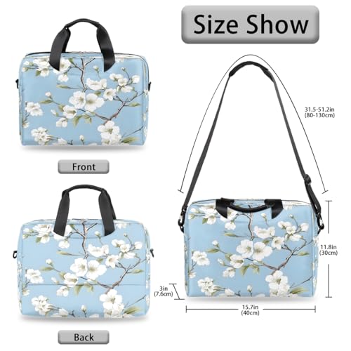 Maletín para portátil de 15.6 pulgadas con diseño floral miniatura 5