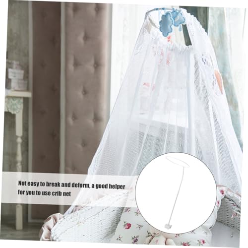 Support de filet de berceau à clipser pour protéger bébé des moustiques sans percer le mur - 8