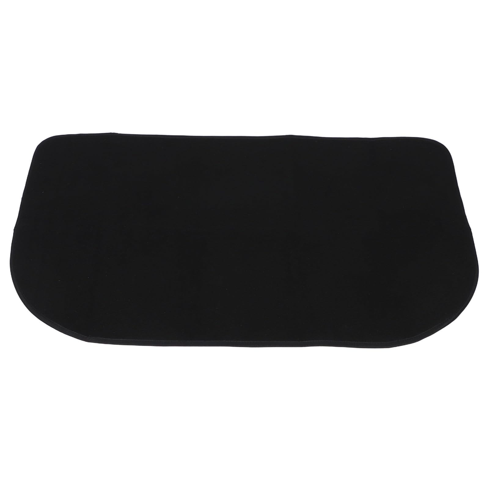 KOMBIUDA Tappeto in Poliestere Mezza Forma Ignifugo Resistente All'usura e Facile da Pulire, Protezione Pavimento L'inverno per Stufa a Legna in Casa
