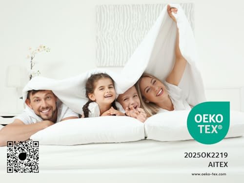 SHAULA Materasso Singolo 100X200 DEO, Alto 22 CM, Memory Foam, di media fermezza e traspirante - 7