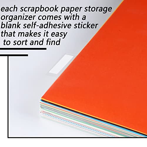 Teling JG-TELING-1273 12 X 12 Scrapbook Paper Storage Organizer Clear Top Loading Files Plastic Paper Holder thumb #2