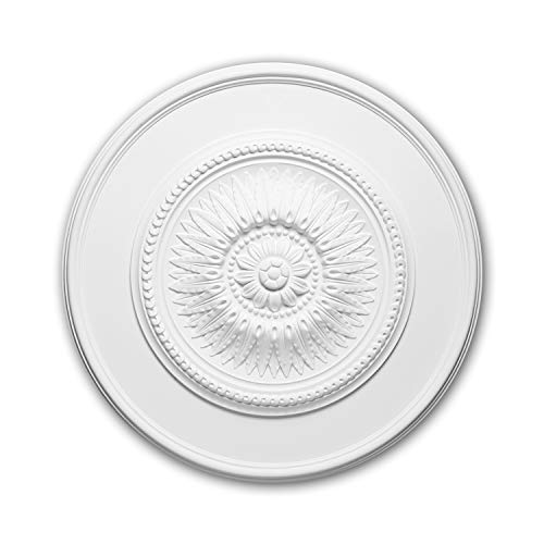 Rosace Profhome 156023 en mousse polyuréthane rigide de diamètre 59 cm - 2