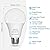 ORALUCE LED Light Bulb, A19 9W Lightbulbs, 60 Watt Equivalent, 120V 900LM, 5000K Daylight White, E26 Medium Base, Non Dimmable, Energy Efficient, UL Listed, 6 Pack