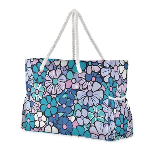 Image of senya Large Beach Bags Totes Swim Canvas Tote Shoulder Bag Water Resistant Bags for Gym Travel Daily