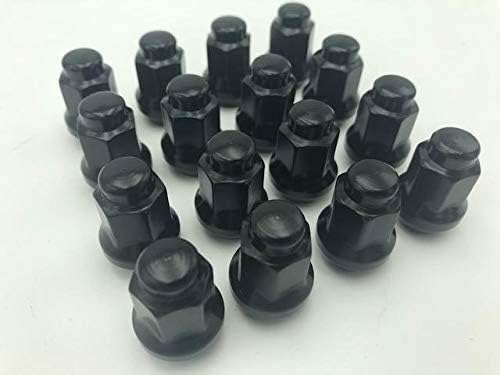 16 Black 10x1.25MM ATV Lug Nuts for Kawasaki, Honda, Suzuki, Yamaha, Arctic Cat